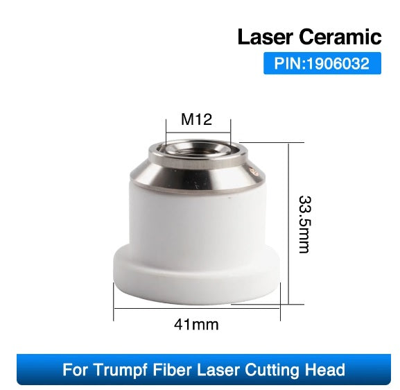 1906032 - Laser Nozzle Holder Ceramic for Trumpf® Fiber Laser