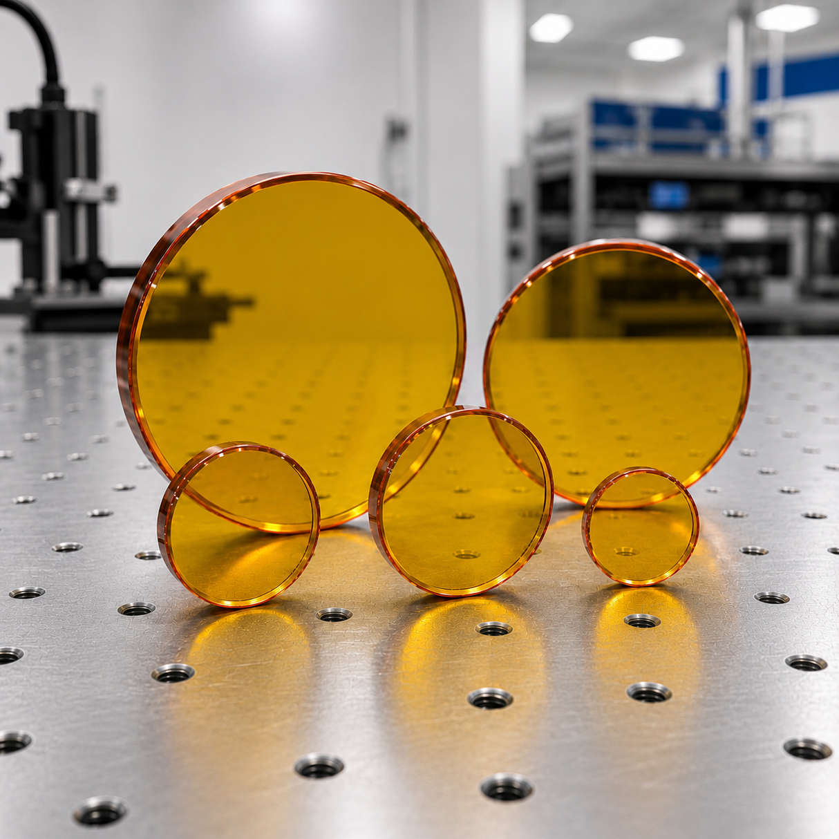 Focusing Lens 1.1' (27.94mm) Diameter, 0.160'(4.064mm) Thickness, 3.75(95.25mm) Focal Length - For Co2 10.6um Laser Engraver/Cutter Machine - Plano Convex