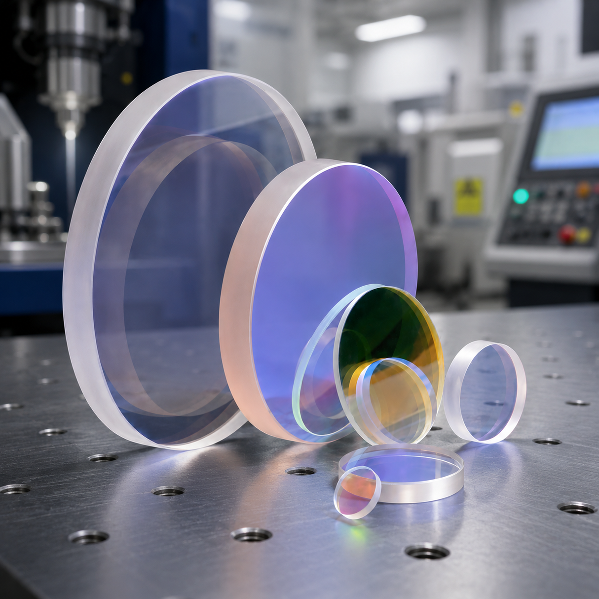 10071591 - FS34x3 - Dia 34mm ET 3mm Fiber Protective Windows - Suitable for Bystronic® and Trumpf® Fiber Laser