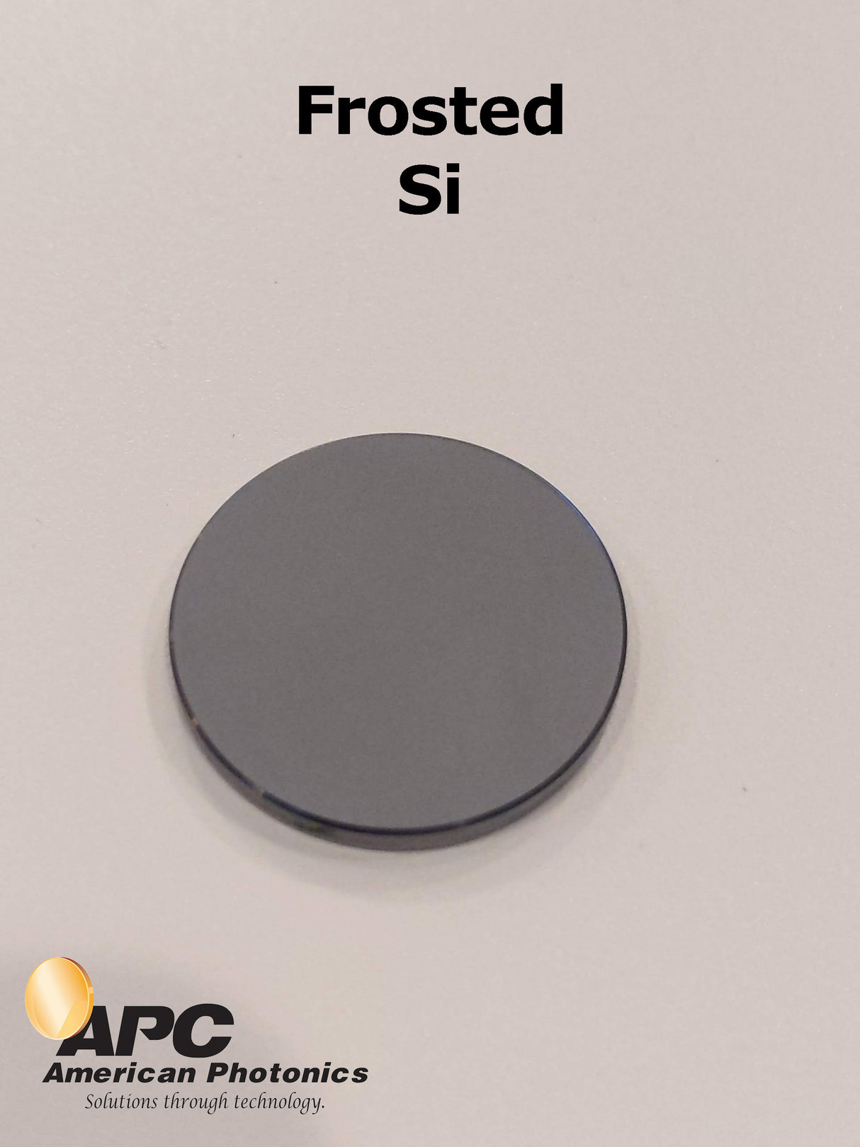 1-Side Frosted Witness Sample – Si