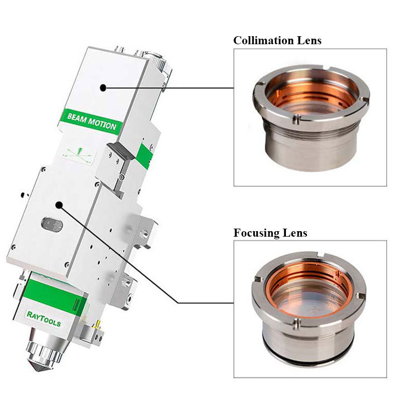 110255AAFBHE0254 - Conjunto de lentes de sílice fundida D30 F155 MEN - Pieza de repuesto para máquina de fibra Raytools® BM111