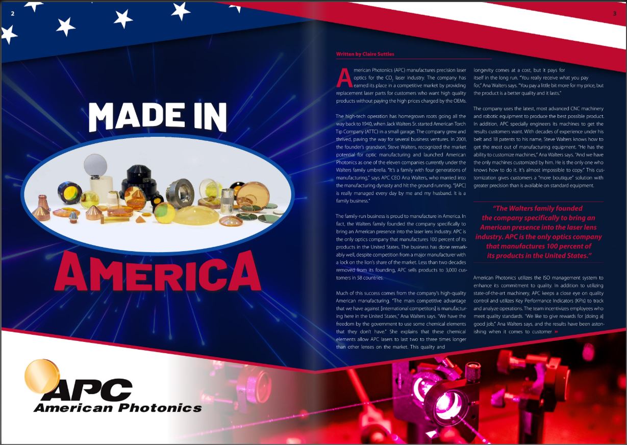 WHO WE ARE - American Photonics: Proudly Made In America