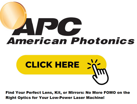 Find the Right Lens, Mirror and Kits for you Co2 Laser Low Power Machine