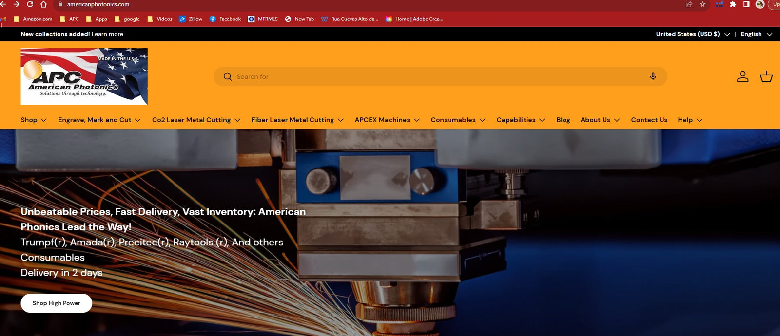 Visit American Photonics' New Website: Your Gateway to Laser Innovation - Explore Now!