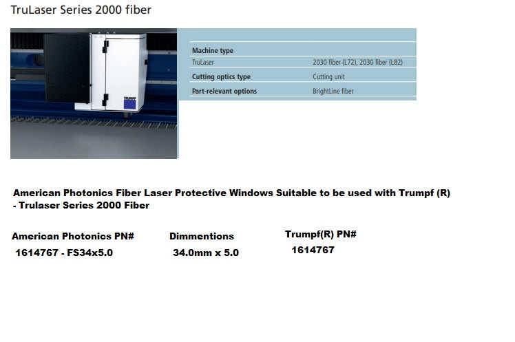 Title: Elevate Fiber Laser Performance with Superior Fiber Laser Lenses and Protective Windows by American Photonics