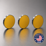 Silicon Si CO₂ Laser Mirror 3pc Set – 19mm, 20mm, 25mm &amp; 25.4mm – 99.7% Reflective Coating – 40W–200W