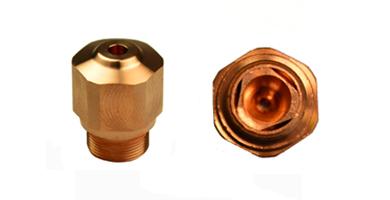 NK-Series Copper Double Nozzles suitable for use with Bystronic® laser, Pack of 10