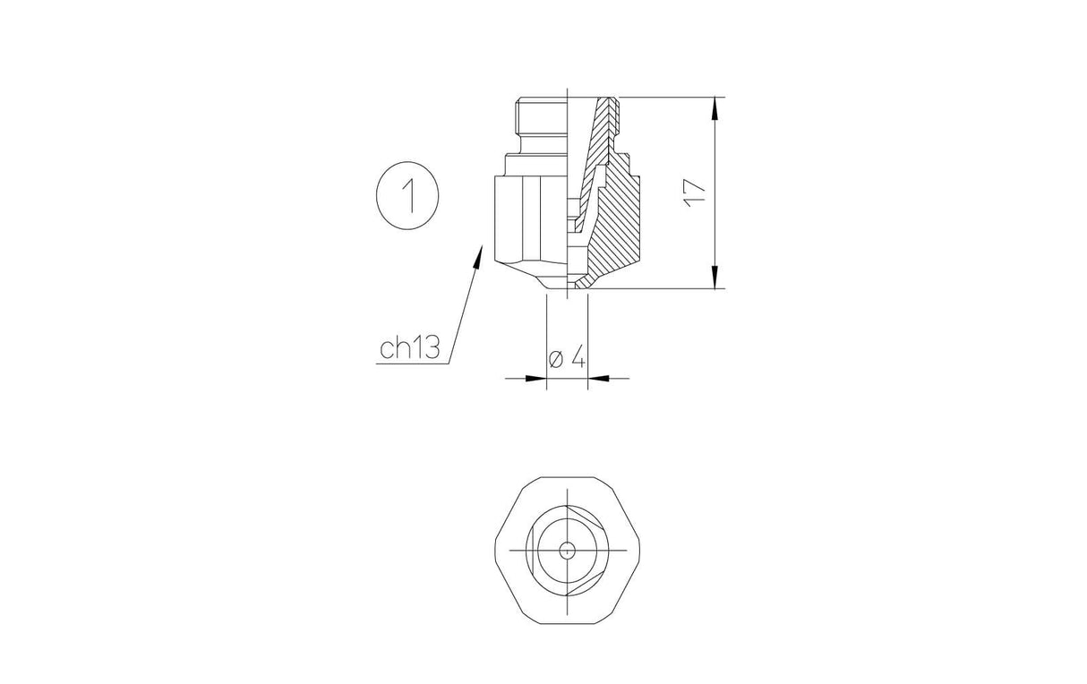 NK-Series Copper Double Nozzles suitable for use with Bystronic® laser, Pack of 10