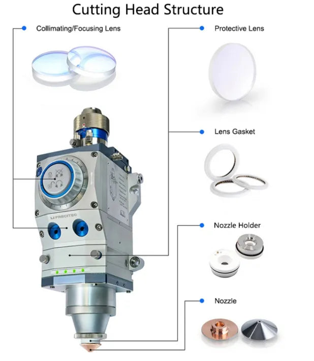 P0595 - Lente asférica adecuada para Precitec® ProCutter 2.0 (15KW) D37 F100 