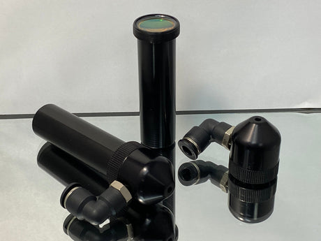 Tubos de lente de 23 mm de diámetro con lente de enfoque ZnSe o kit de 3 piezas + herramienta de alineación