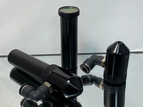 Tubos de lente de 22 mm de diámetro con lente de enfoque ZnSe. o Kit de 3 piezas + Herramienta de alineación