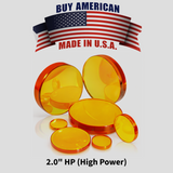 65035LA - Focus Lens Dia 2.0" (50.8mm), FL 5.0" (127mm) ET .380" (9.65mm). Laser HP  ULA